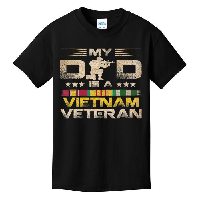 My Dad Is A Vietnam Veteran Kids T-Shirt