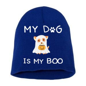 My Dog Is My Boo Meaningful Gift Short Acrylic Beanie