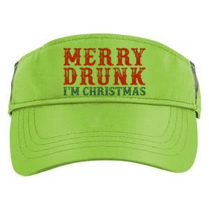 Merry Drunk IM Christmas Adult Drive Performance Visor