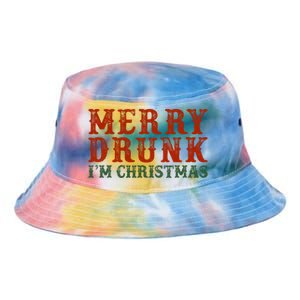 Merry Drunk IM Christmas Tie Dye Newport Bucket Hat