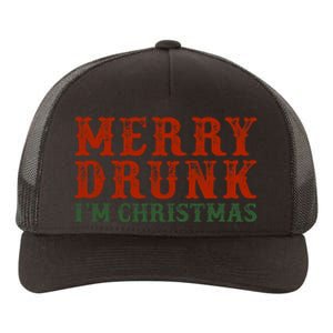 Merry Drunk IM Christmas Yupoong Adult 5-Panel Trucker Hat