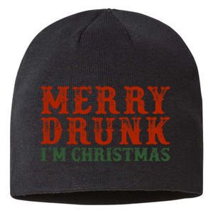 Merry Drunk IM Christmas Sustainable Beanie