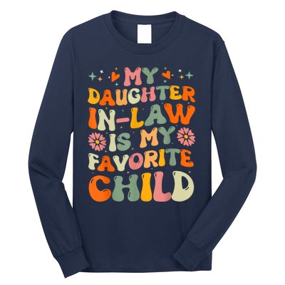 My Daughterinlaw Is My Favorite Child Funny Fathers Day Long Sleeve Shirt