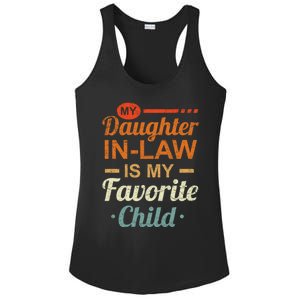 My Daughter In Law Is My Favorite Child Fathers Day In Law Ladies PosiCharge Competitor Racerback Tank