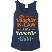 My Daughter In Law Is My Favorite Child Fathers Day In Law Ladies Essential Tank