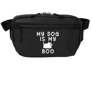 My Dog Is My Boo Funny Dog Ghost Costume Halloween Gift Crossbody Pack