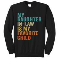 My Daughter In Law Is My Favorite Child Retro Vintage Sweatshirt