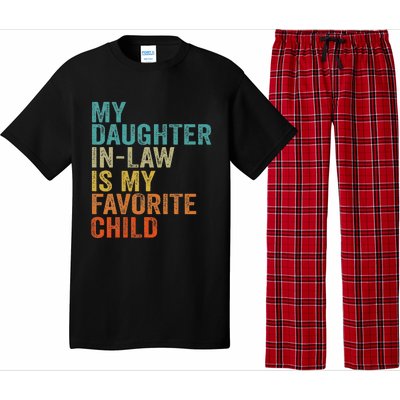 My Daughter In Law Is My Favorite Child Retro Vintage Pajama Set