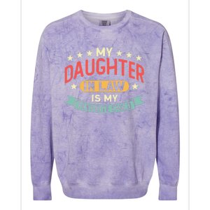 My Daughter In Law Is My Favorite Child Daughter Colorblast Crewneck Sweatshirt