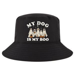 My Dog Is My Boo Halloween Funny Dog Owner Ghost Lover Gift Cool Comfort Performance Bucket Hat