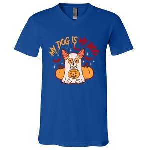 My Dog Is My Boo Cute Gift V-Neck T-Shirt