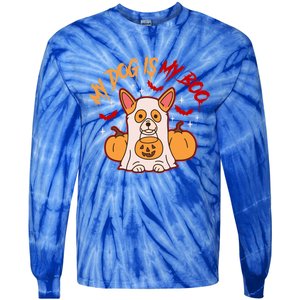 My Dog Is My Boo Cute Gift Tie-Dye Long Sleeve Shirt