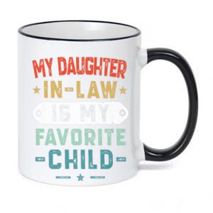 My Daughter In Law Is My Favorite Child Funny Family Gifts 11oz Black Color Changing Mug