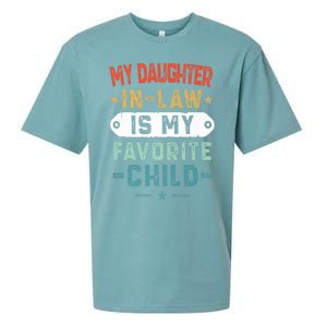 My Daughter In Law Is My Favorite Child Funny Family Gifts Sueded Cloud Jersey T-Shirt