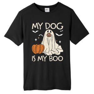 My Dog Is My Boo Funny Ghost Dog Pumpkin Halloween Dog Lover Gift Tall Fusion ChromaSoft Performance T-Shirt