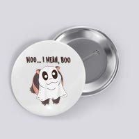 Moo Deng I Mean Boo Bouncy Pig Cute Baby Hippo For Halloween Button