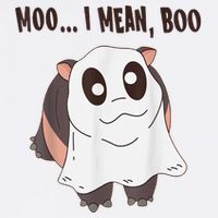 Moo Deng I Mean Boo Bouncy Pig Cute Baby Hippo For Halloween Button