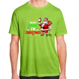 Merry Drunk IM Christmas Santa Ing Wine Xmas Er Gift Adult ChromaSoft Performance T-Shirt