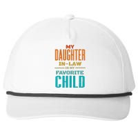 My Daughter In Law Is My Favorite Child Father Mother in Law Snapback Five-Panel Rope Hat