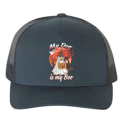 My Dog Is My Boo Funny Halloween Funny Gift Yupoong Adult 5-Panel Trucker Hat