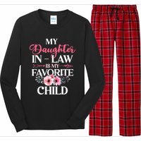 My Daughter In Law Is My Favorite Child S.hirt Mother In Law Long Sleeve Pajama Set