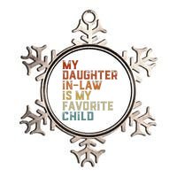 My Daughter In Law Is My Favorite Child Father's Day In Law Metallic Star Ornament