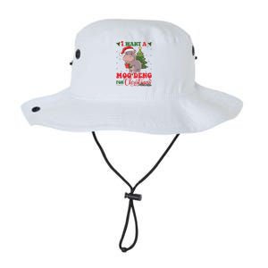 Moo Deng I Want A Moo Deng For Christmas Pygmy Baby Hippo Legacy Cool Fit Booney Bucket Hat