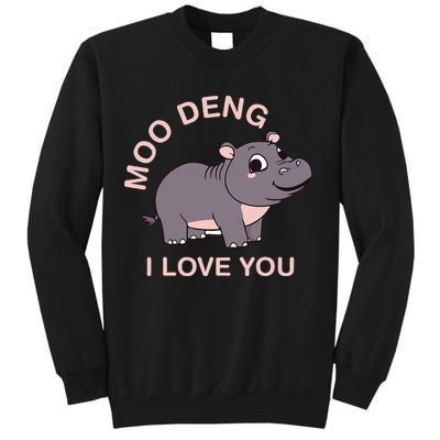 Moo Deng I Love You Sweatshirt