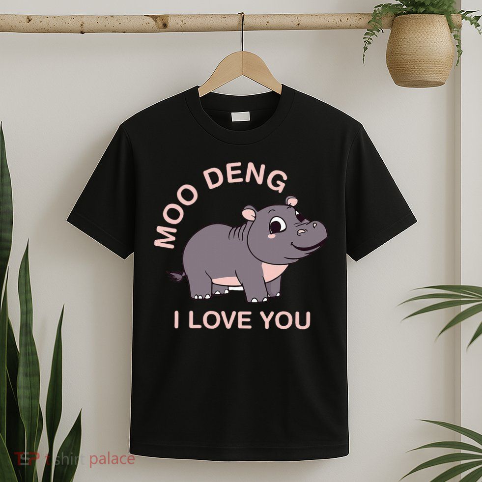 Moo Deng I Love You T-Shirt