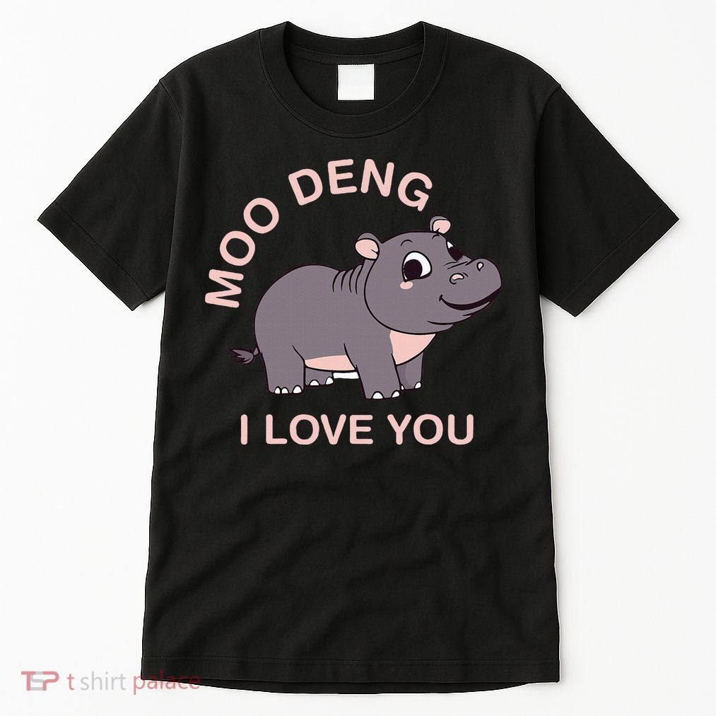 Moo Deng I Love You Tall T-Shirt