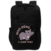 Moo Deng I Love You Impact Tech Backpack