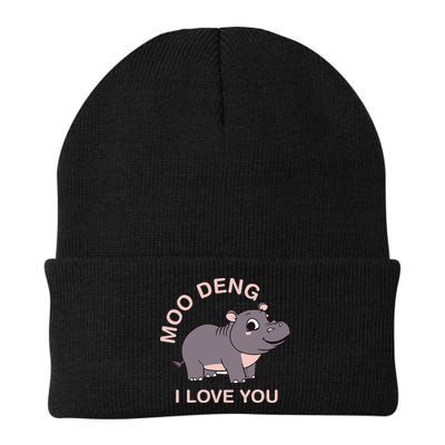 Moo Deng I Love You Beanie