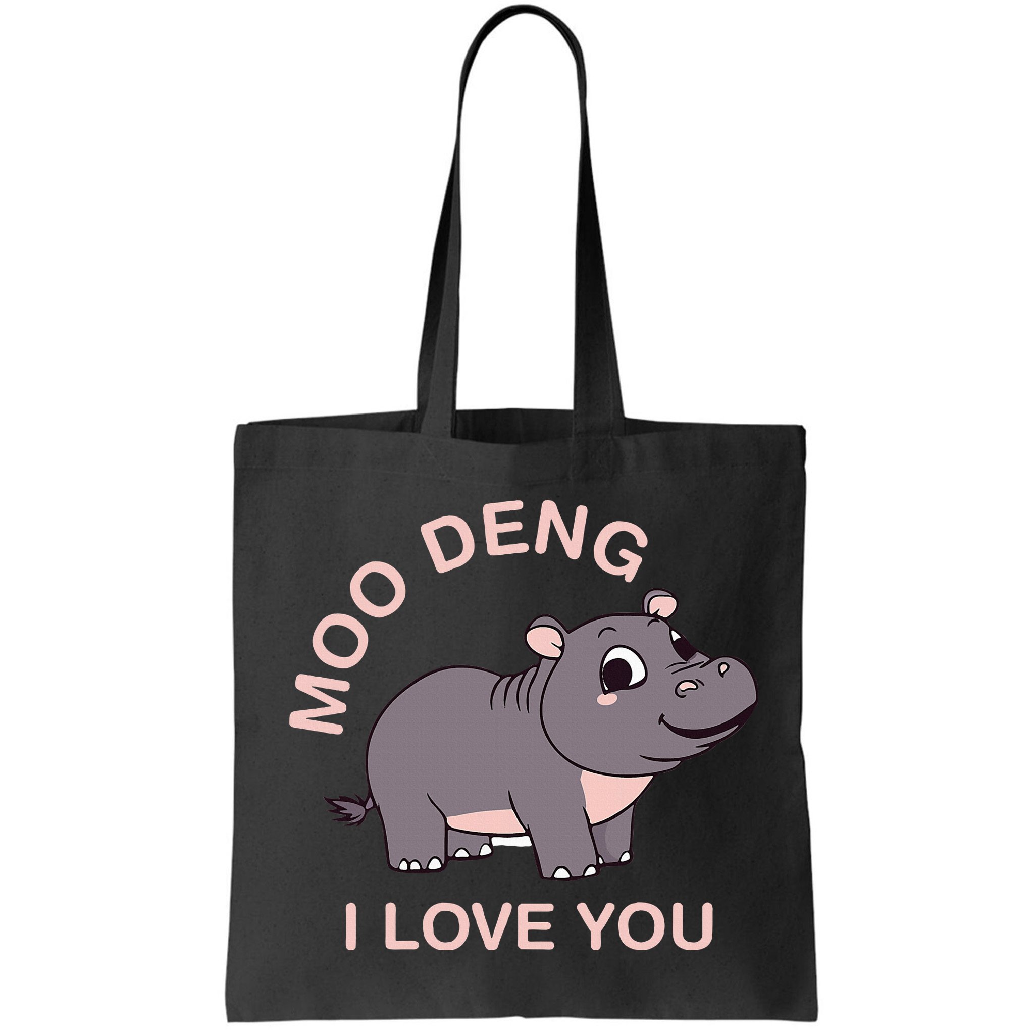Moo Deng I Love You Bag