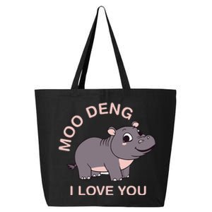 Moo Deng I Love You 25L Jumbo Tote