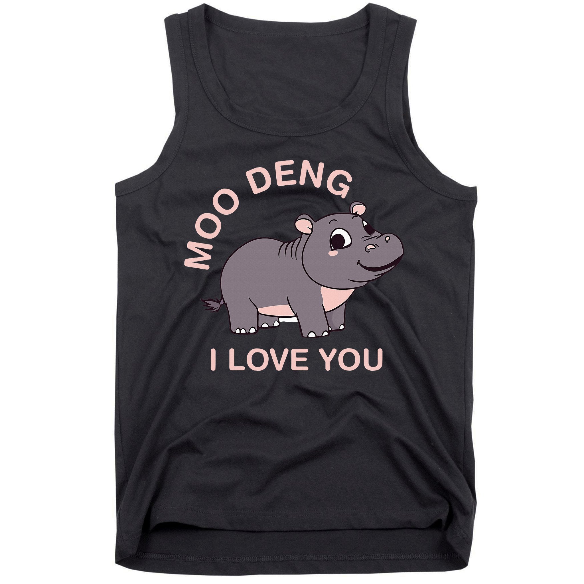 Moo Deng I Love You Tank Top