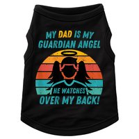 My Dad Is My Guardian Angel Retro Style Doggie Tank