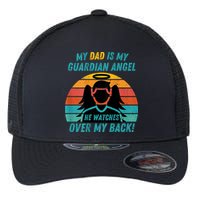 My Dad Is My Guardian Angel Retro Style Flexfit Unipanel Trucker Cap