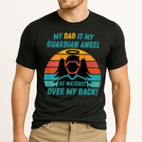 My Dad Is My Guardian Angel Retro Style Performance Shirt