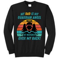 My Dad Is My Guardian Angel Retro Style Sweatshirt