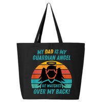 My Dad Is My Guardian Angel Retro Style 25L Jumbo Tote
