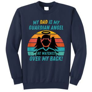 My Dad Is My Guardian Angel Retro Style Sweatshirt