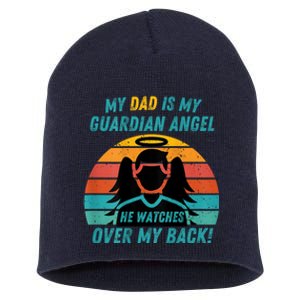 My Dad Is My Guardian Angel Retro Style Short Acrylic Beanie