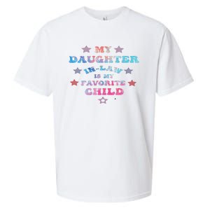 My Daughter In Law Is My Favorite Child Father's Day In Law Sueded Cloud Jersey T-Shirt