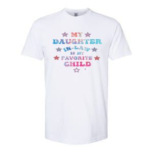 My Daughter In Law Is My Favorite Child Father's Day In Law Softstyle CVC T-Shirt