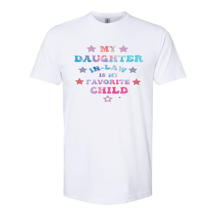 My Daughter In Law Is My Favorite Child Father's Day In Law Softstyle CVC T-Shirt