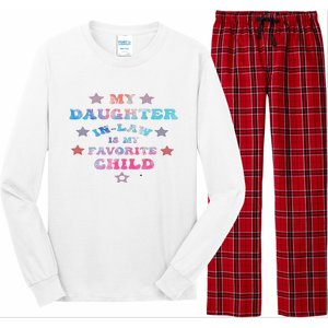 My Daughter In Law Is My Favorite Child Father's Day In Law Long Sleeve Pajama Set