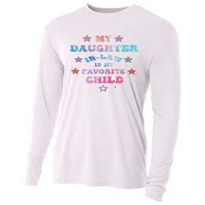 My Daughter In Law Is My Favorite Child Father's Day In Law Cooling Performance Long Sleeve Crew