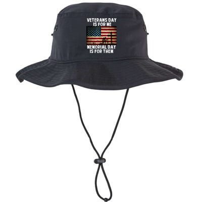Memorial Day Is For Them Veteran's Day Is For Me Veteran Bucket Hat