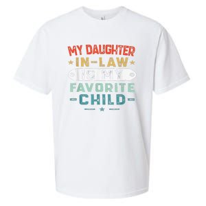 My Daughter In Law Is My Favorite Child Funny Family Gifts Sueded Cloud Jersey T-Shirt