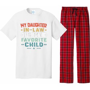 My Daughter In Law Is My Favorite Child Funny Family Gifts Pajama Set